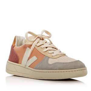 Veja Women's V-10 Multi-colored Low Top Sneakers In Pink Multi